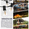 Newhouse Lighting - Outdoor 50ft. Smart LED Outdoor String Lights SMG40STRING15